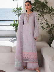 Qalamkar Sahil Embroidered Luxury Lawn Unstitched 3Pc Suit SA-11 REHMA