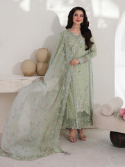 Qalamkar Sahil Embroidered Luxury Lawn Unstitched 3Pc Suit SA-12 JIYA