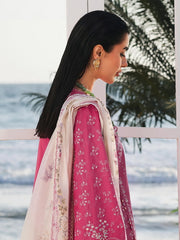 Qalamkar Sahil Embroidered Luxury Lawn Unstitched 3Pc Suit SA-13 TARA