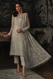Zarif La Rosella Unstitched Embroidered Chiffon 3Pc Suit ZLR 05 SANDY