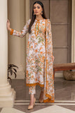 Zarif Printed Georgette Silk Unstitched 3 Piece Suit ZPR-05 ELLIE