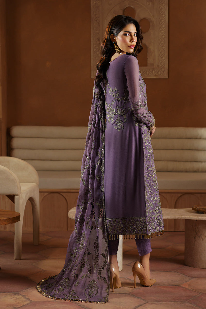 Nauroz by Zarif Embroidered Chiffon Unstitched 3Pc Suit ZFN-03 JAHAAN