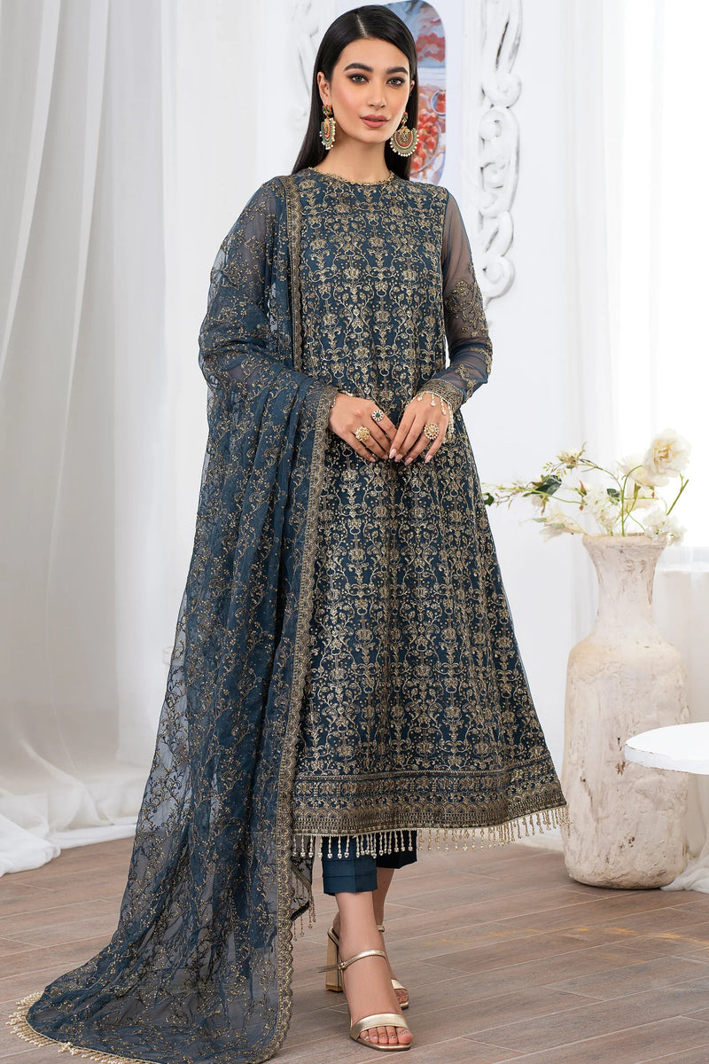 Meeral by Zarif Unstitched Luxury Formal 3 Piece Suit ZLM-07 MEYSA