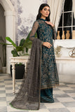 Zarif Afsanah Luxury Embroidered Net Unstitched 3Pc Suit ZAF 04 GURIYA