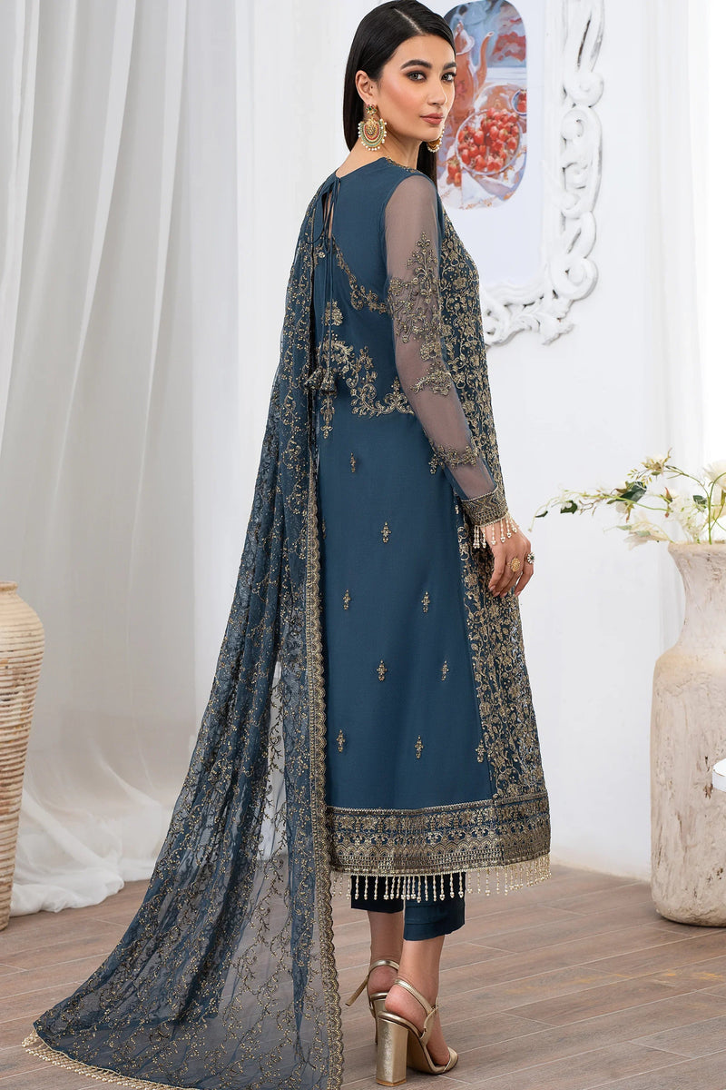 Meeral by Zarif Unstitched Luxury Formal 3 Piece Suit ZLM-07 MEYSA
