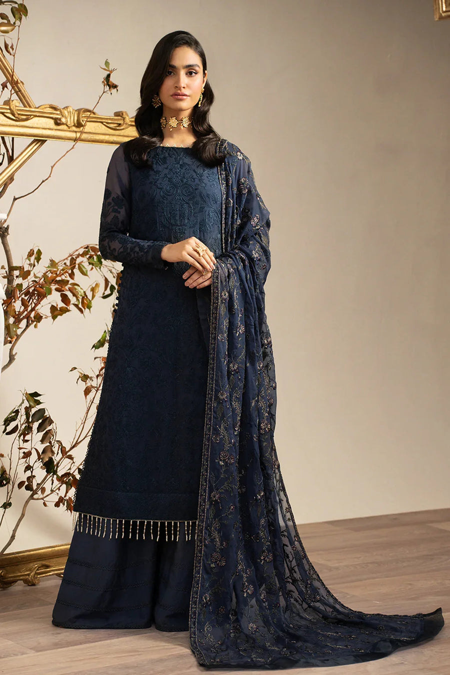 Naqsh by Zarif Unstitched Festive Formal 3 Piece Suit ZRN-08 JESSY