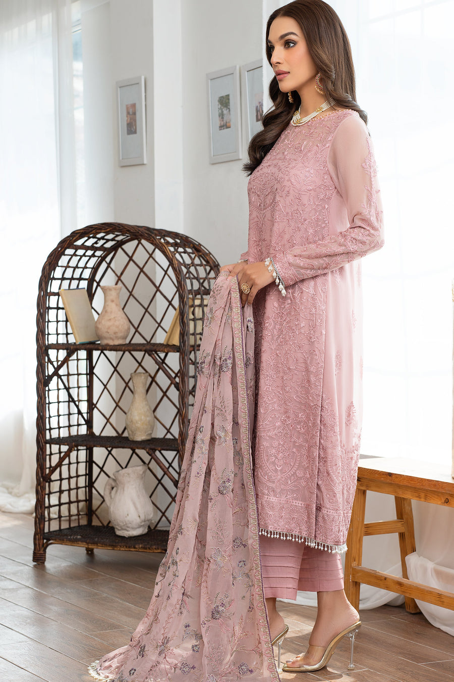 Meeral by Zarif Unstitched Luxury Formal 3 Piece Suit ZLM-03 NEHAL