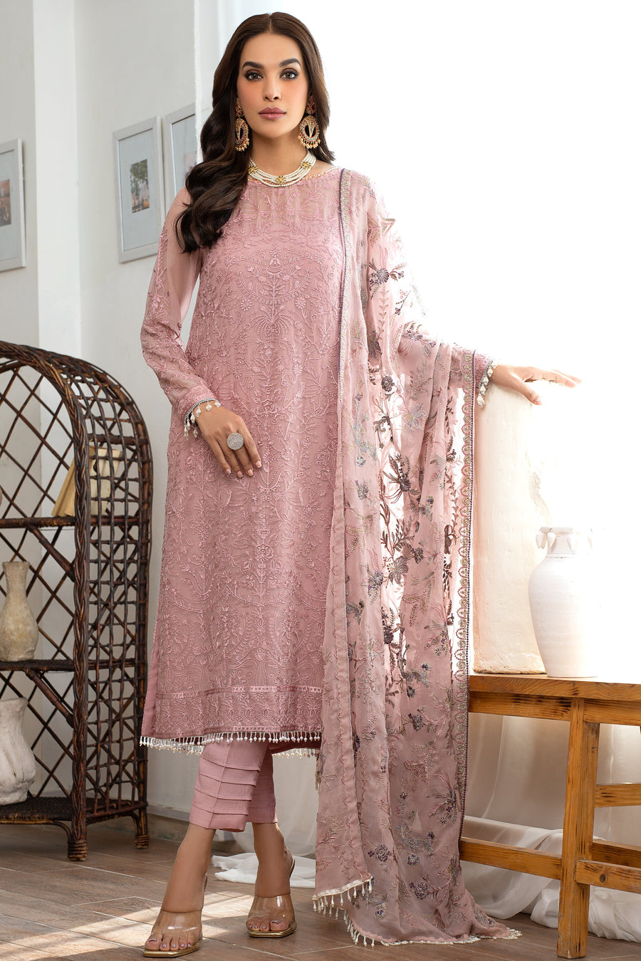 Meeral by Zarif Unstitched Luxury Formal 3 Piece Suit ZLM-03 NEHAL