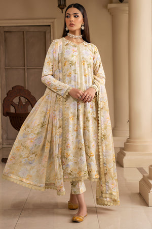 Zarif Printed Georgette Silk Unstitched 3 Piece Suit ZPR-02 AURORA