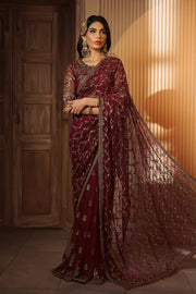 Nauroz by Zarif Embroidered Net Unstitched 3Pc Suit ZFN-01 INAYA