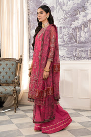 Zarif Afsanah Luxury Embroidered Net Unstitched 3Pc Suit ZAF 05 JHOOM
