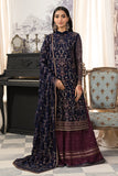 Zarif Afsanah Luxury Embroidered Chiffon Unstitched 3Pc Suit ZAF 10 KASHISH