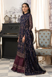 Zarif Afsanah Luxury Embroidered Chiffon Unstitched 3Pc Suit ZAF 10 KASHISH