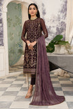 Zarif Afsanah Luxury Embroidered Chiffon Unstitched 3Pc Suit ZAF 09 ZINAT