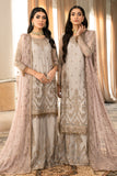 Zarif Afsanah Luxury Embroidered Net Unstitched 3Pc Suit ZAF 06 NAFEES