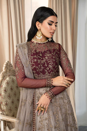 Zarif Afsanah Luxury Embroidered Net Unstitched 3Pc Suit ZAF 01 ZOHRA