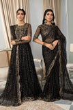 Zarif Afsanah Luxury Embroidered Net Unstitched 3Pc Suit ZAF 02 MUSKAAN