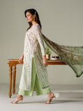 Faiza Faisal FNF Prints Unstitched Embroidered Lawn 3Pc Suit - SAGE WHISPER