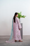 Neeshay Summer Diary Embroidered Lawn Unstitched 3Pc Suit - SAKURA DREAM