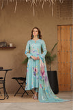 Feathers Premium Printed Lawn Unstitched 3Pc Suit SALVIA-FT413