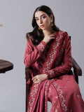 Faiza Faisal Winter Unstitched Embroidered Khaddar 3Pc Suit - Samar