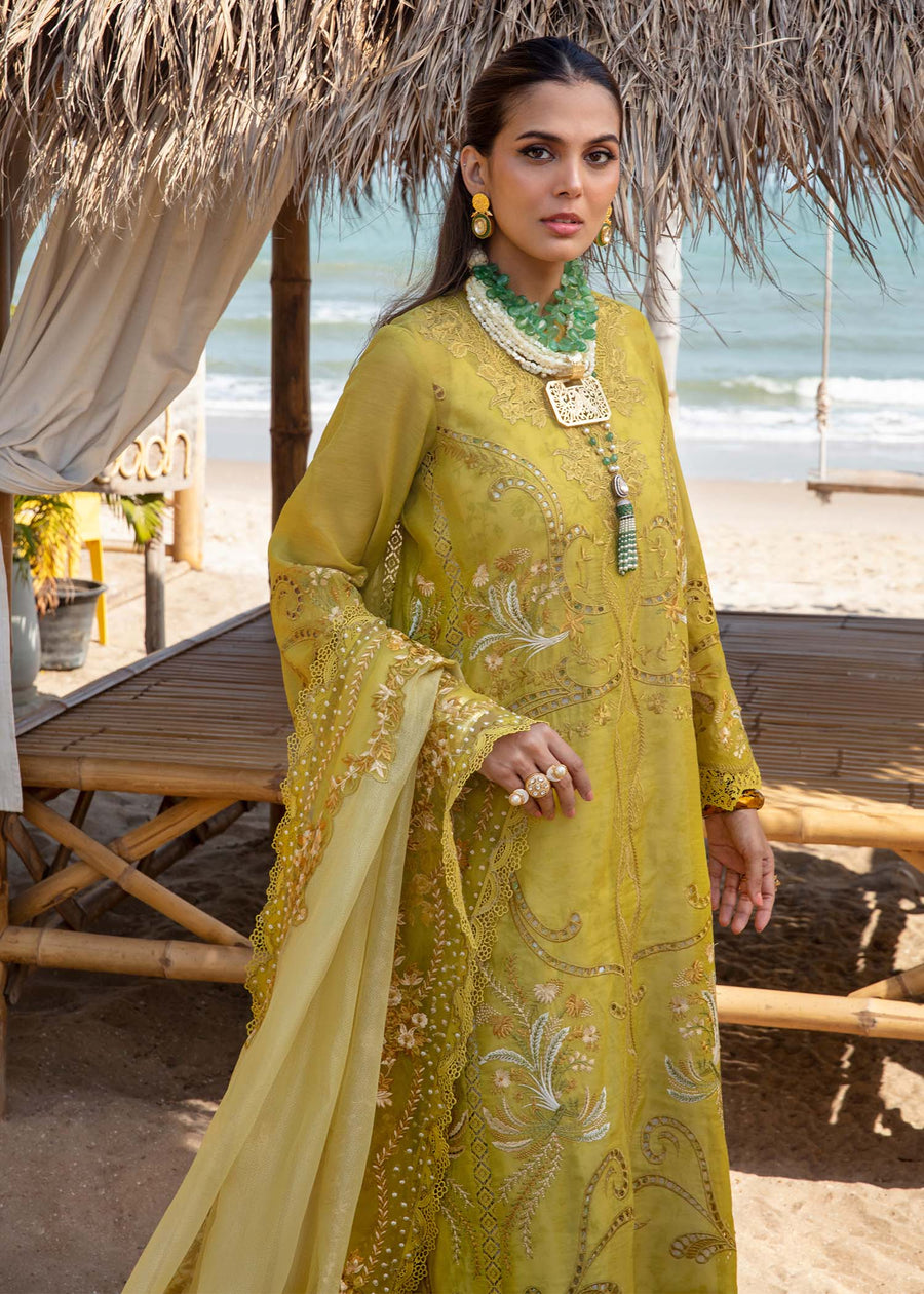Saira Shakira Embroidered Luxury Lawn Unstitched 3Pc Suit SAMARA-A
