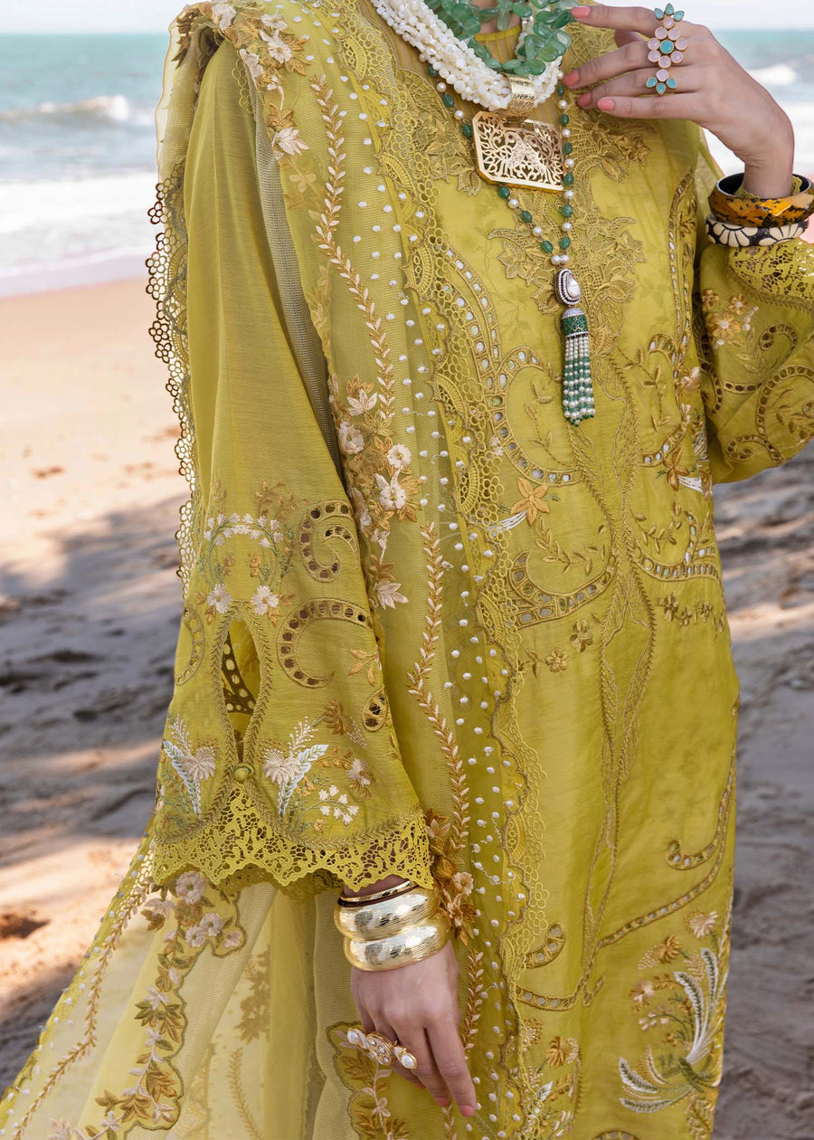 Saira Shakira Embroidered Luxury Lawn Unstitched 3Pc Suit SAMARA-A