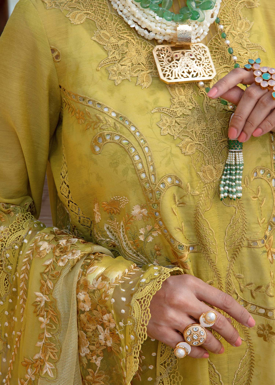 Saira Shakira Embroidered Luxury Lawn Unstitched 3Pc Suit SAMARA-A