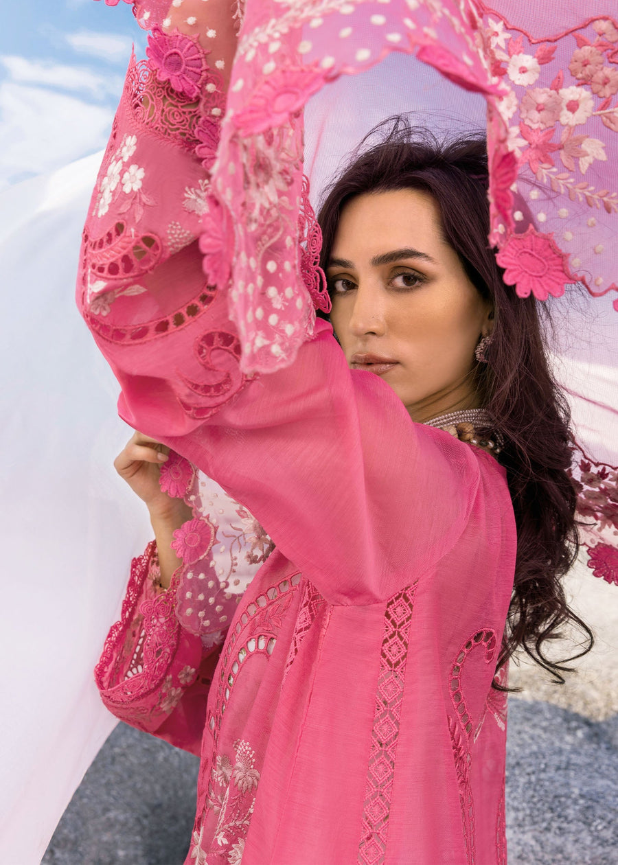 Saira Shakira Embroidered Luxury Lawn Unstitched 3Pc Suit SAMARA-B