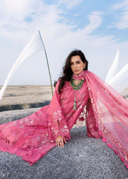 Saira Shakira Embroidered Luxury Lawn Unstitched 3Pc Suit SAMARA-B