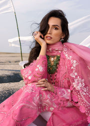 Saira Shakira Embroidered Luxury Lawn Unstitched 3Pc Suit SAMARA-B
