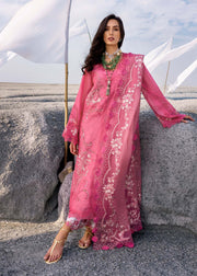 Saira Shakira Embroidered Luxury Lawn Unstitched 3Pc Suit SAMARA-B