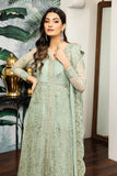 Alizeh Fashion Royale DE LUXE Embroidered Chiffon 3Pc Suit D-02 Saphir