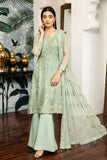 Alizeh Fashion Royale DE LUXE Embroidered Chiffon 3Pc Suit D-02 Saphir