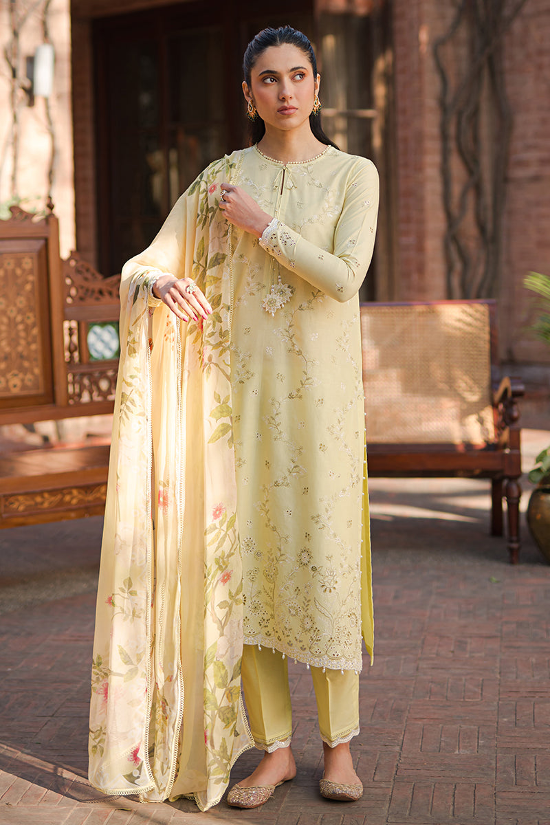 Cross Stitch Eid Lawn Unstitched Embroidered 3Pc Suit D-17 Sapid Foliate