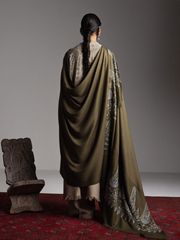 Zara Shahjahan Saraab Embroidered Marina Unstitched 3Pc Suit - SARAB