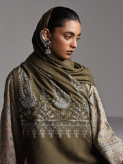 Zara Shahjahan Saraab Embroidered Marina Unstitched 3Pc Suit - SARAB