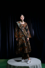 Feathers Digital Printed Dhanak Unstitched 3Pc Suit SARANG-FT430