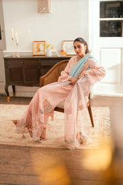 Qalamkar Luxury Lawn Unstitched Embroidered 3Pc Suit SB-05 Aleeza