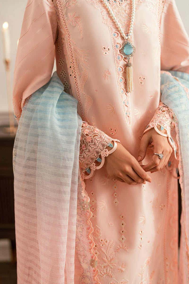 Qalamkar Luxury Lawn Unstitched Embroidered 3Pc Suit SB-05 Aleeza