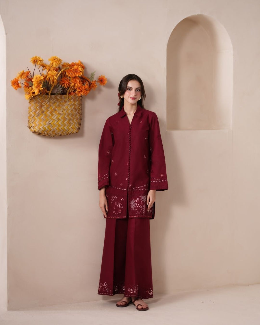 Neeshay Summer Basics Ready to Wear Embroidered Lawn 2Pc Suit SB-14
