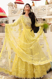 Serene Premium Embroidered Kayseria Brides Unstitched Suit SB-18 Zard