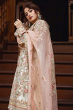 Sajal by Serene Premium Embroidered Organza Unstitched Suit SB-29 Zevar