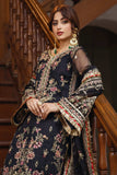 Sajal by Serene Premium Embroidered Organza Unstitched Suit SB-32 Mehrang