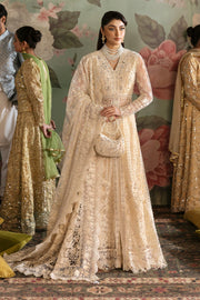 Imrozia Jashn Hand Embellished Net Unstitched Bridal Dress SB-35 Parnoor