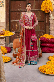Imrozia Jashn Hand Embellished Net Unstitched Bridal Dress SB-36 Janaan