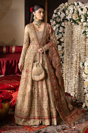 Imrozia Jashn Hand Embellished Net Unstitched Bridal Dress SB-37 Zarnigar