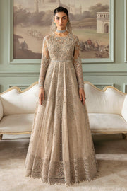 Imrozia Jashn Hand Embellished Net Unstitched Bridal Dress SB-40 Tabaan