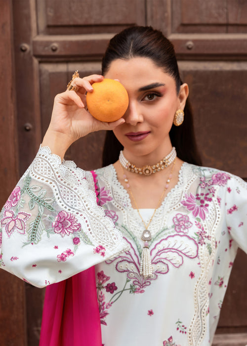 Saira Shakira Breeze Embroidered Lawn Unstitched 3Pc Suit D-01A IVY