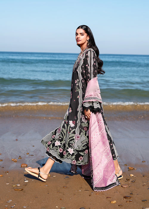 Saira Shakira Breeze Embroidered Lawn Unstitched 3Pc Suit D-01B IVY